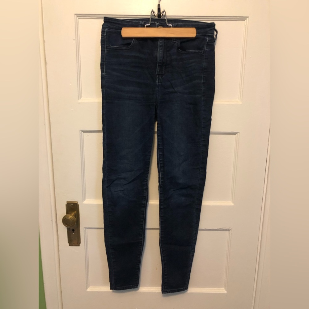 American eagle jegging super stretch dark wash size 2